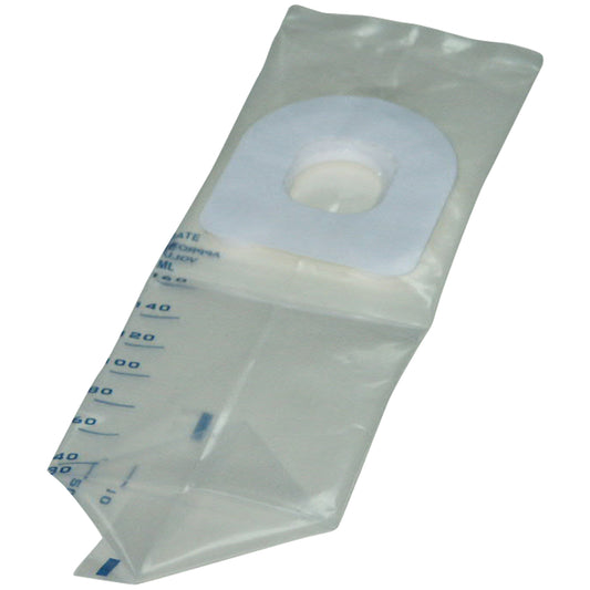 Collection Bag 200mL with Safe Adhesive, Sterile, Latex Free , 50/bx (LF)