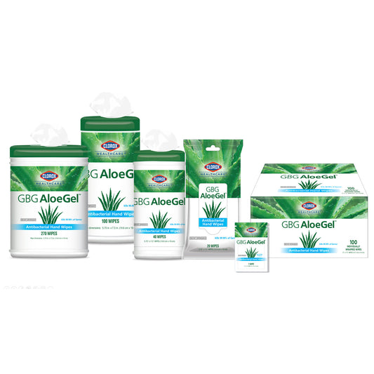 Clorox Healthcare Sanitizing Hand Wipes, 270 ct Canister, 6/cs