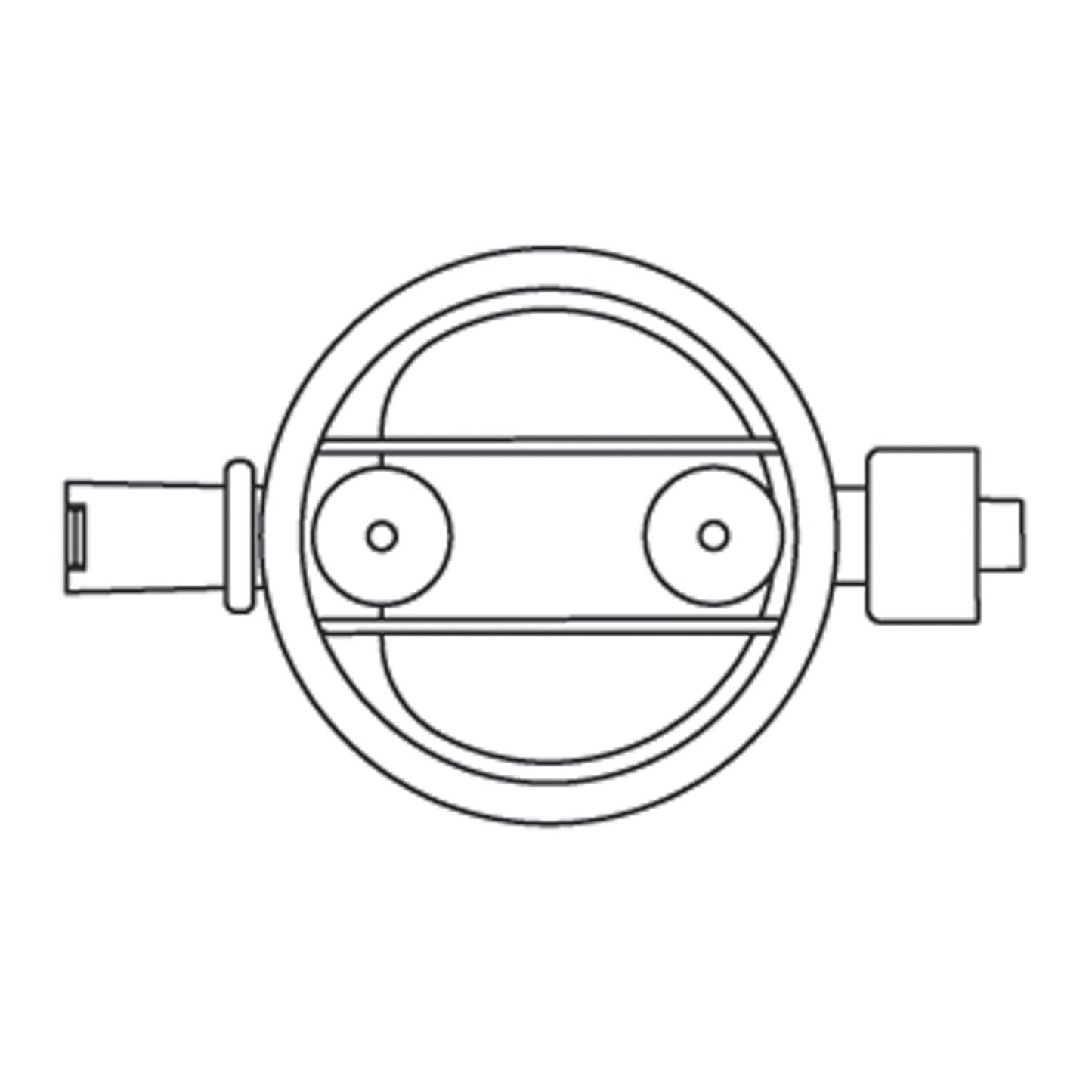 0.2 Micron SUPOR® Low Volume Air Eliminating IV Filter, Luer Lock & SPIN-LOCK connections, 0.8mL Priming Volume, DEHP & Latex Free , 50/cs (LF) (Rx) (Item is Non-Returnable) (Continental US+HI Only, Excluding IN and ND)