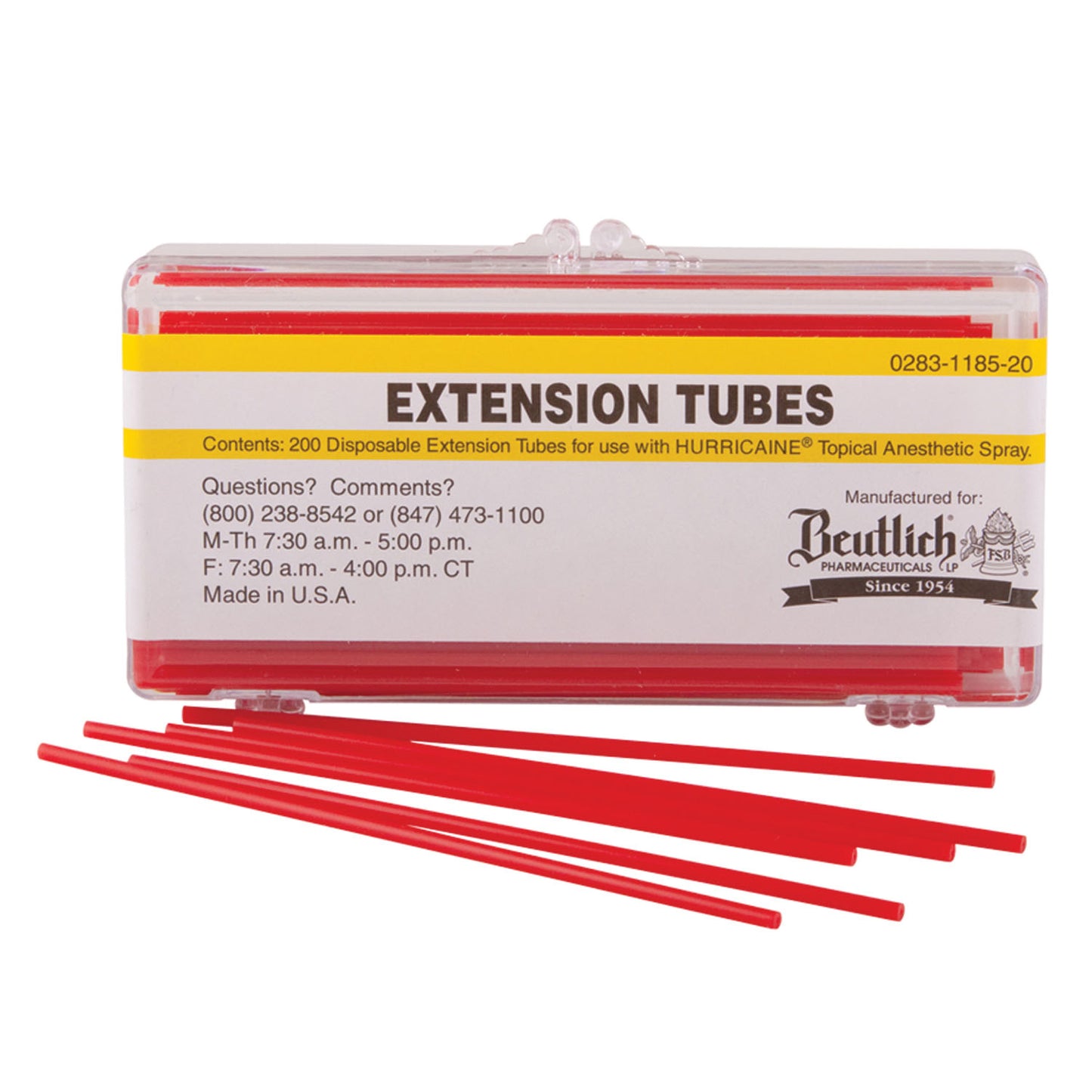 Accessories: Topical Anesthetic Spray Extension Tubes, 200/pk