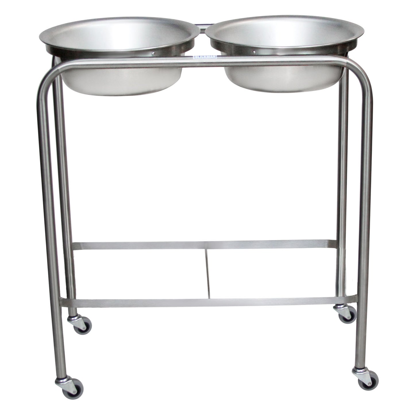 Snyder Double Basin Solution Stand w/Basin, H-Brace