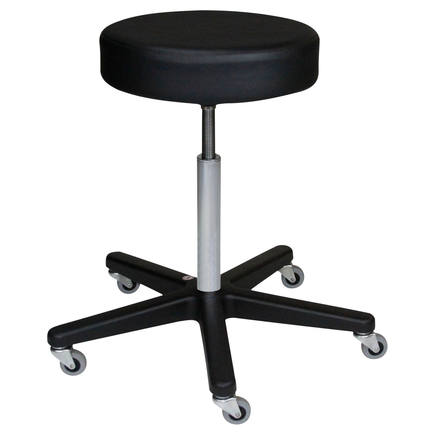 Exam Stool 1113, Black, Leg, Black Composite Base (5)