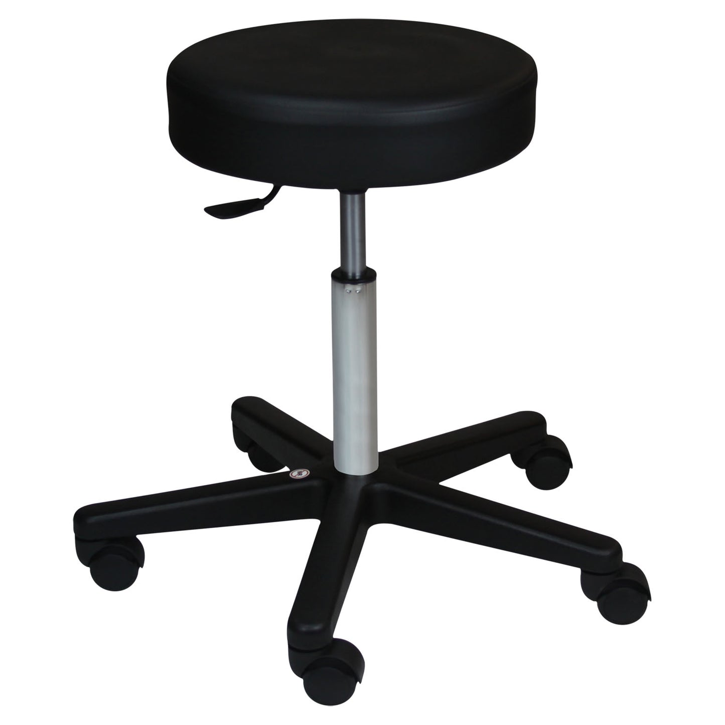 Economy Pneumatic Exam Stool, Black, Leg, Black Composite Base (5)