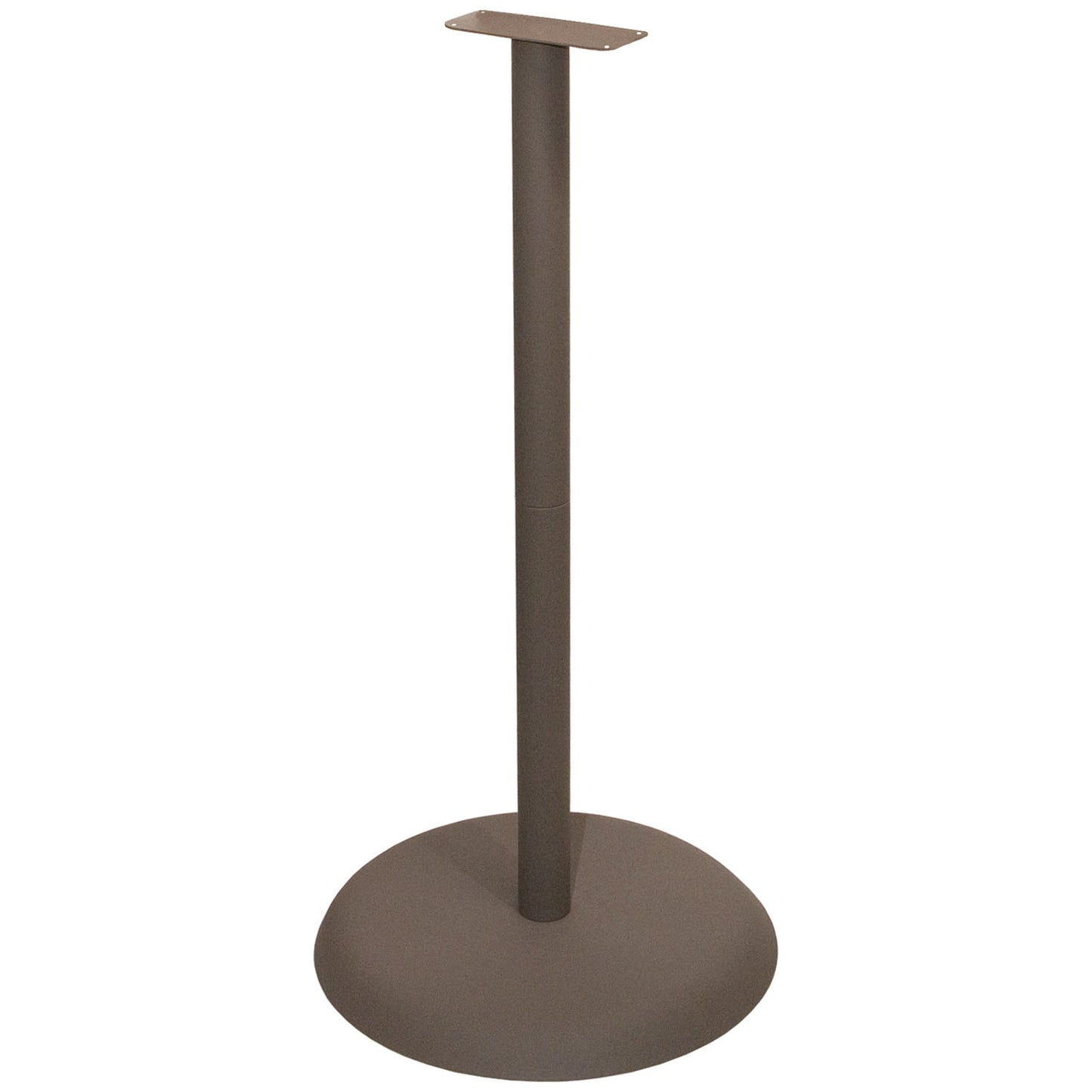 Floor Stand, Holds a Variety of Respiratory Hygiene Stations Self-Righting Base , Bay Gray Powder Coated Steel , 18"W x 36¾"H (Sold Separately - No Tools Required to Assemble) (Up to 40 Degrees Past Center without Dispenser) (Mounting Plate, Column & Base