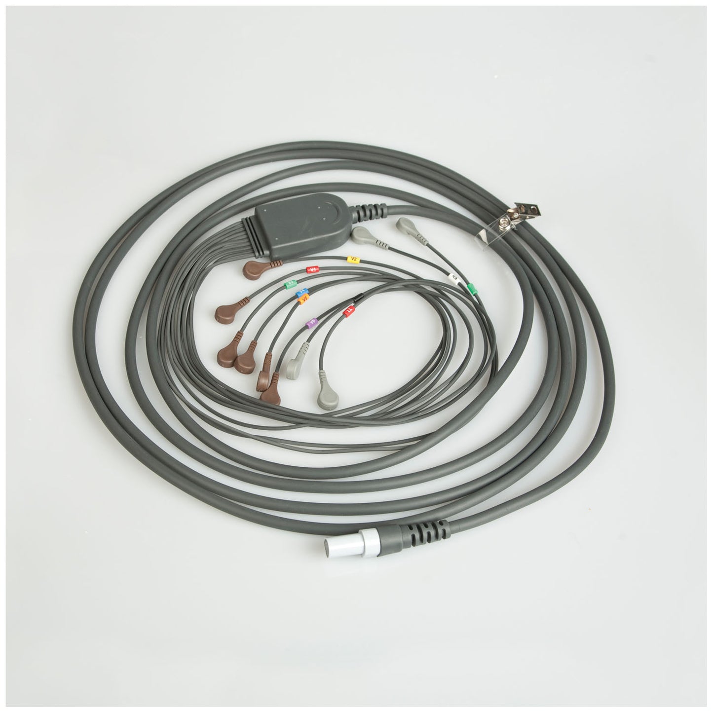 10 Lead Patient Cable For Q-Stress, AHA 25" Leadwires , Snap Connection
