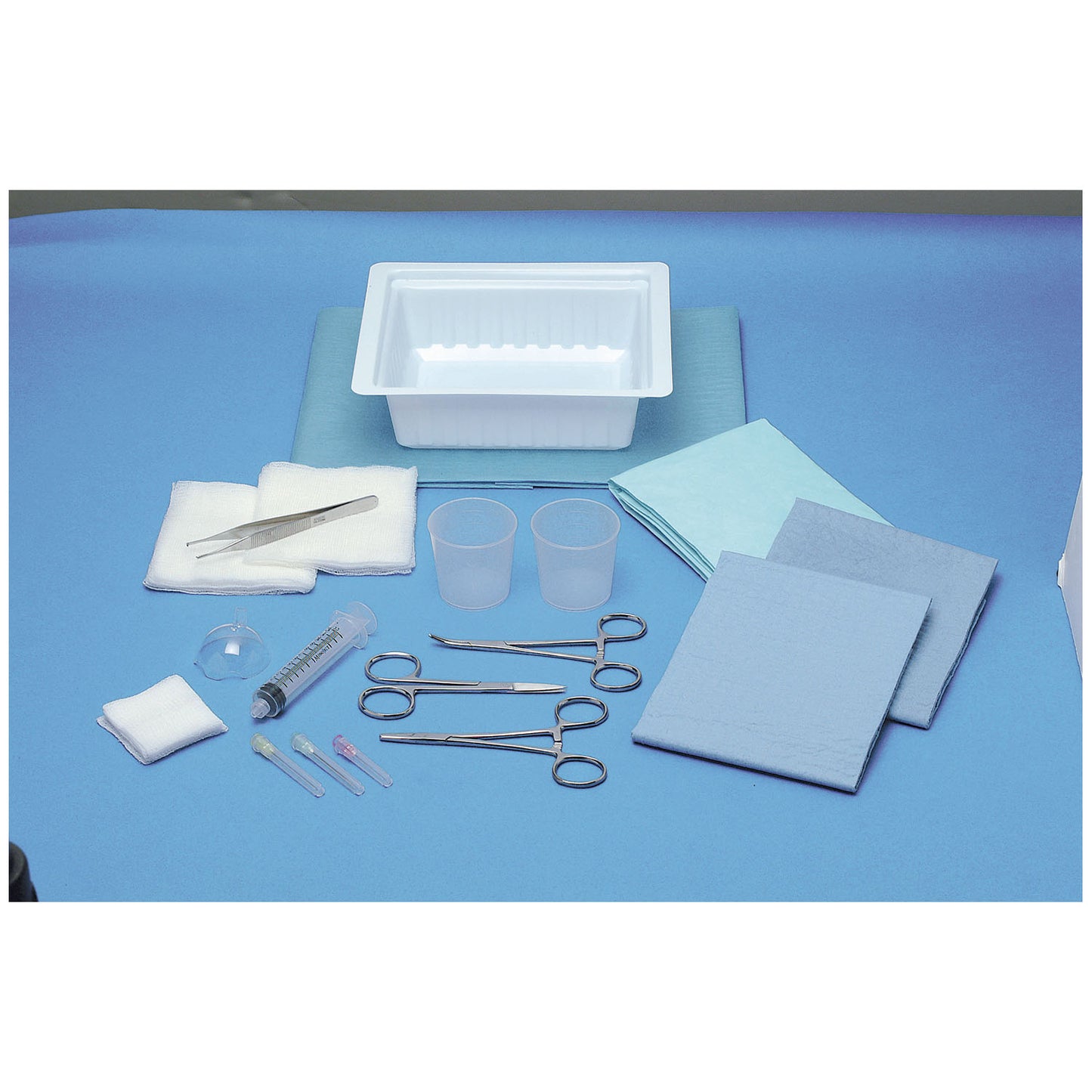 ER Laceration Tray, Irrigation Splash Guard, Sterile, 20/cs