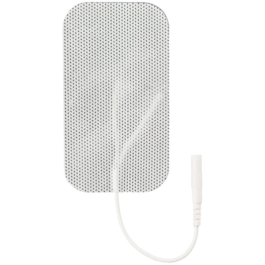 Compass Electrodes, 2" x 3.5" Rectangular, White Cloth, Poly Bag, Latex Free, 4/pk (092787)