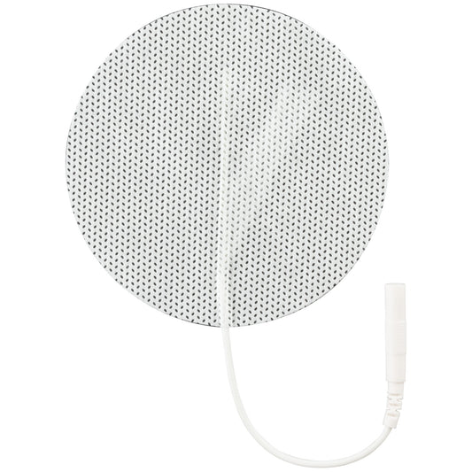 Compass Electrodes, 3" Round, White Cloth, Poly Bag, Latex Free, 4/pk (092788)