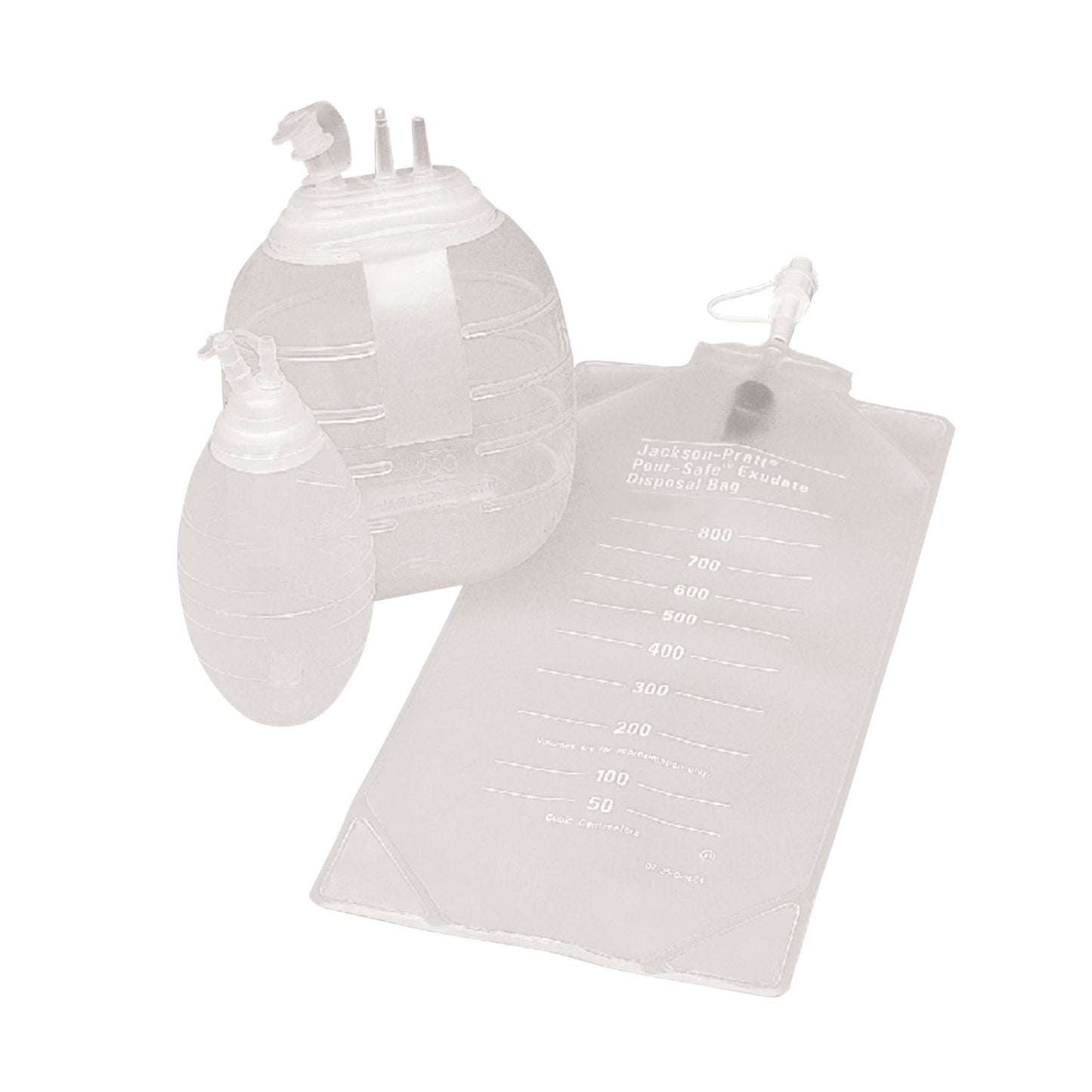 Exudate Disposal Bag, 800cc, Connects to 400cc Bulb Reservoir, 10/bx, 10bx/cs