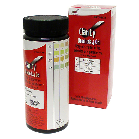 Clarity Urocheck, 4 OB, CLIA Waived, 100/bx