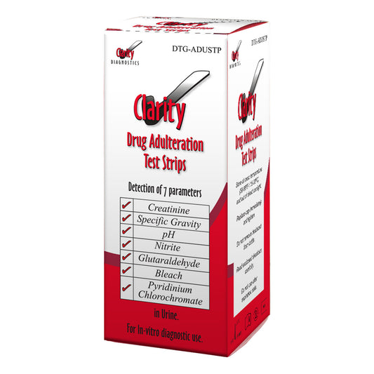 Clarity Urine Adulteration Strips, 25/bx