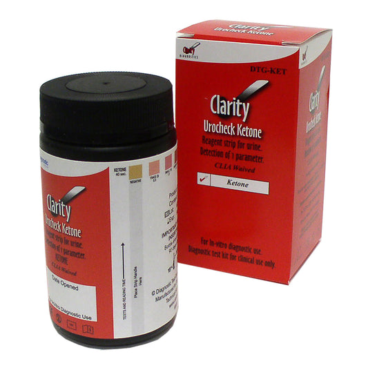 Clarity Ketocheck, CLIA Waived, 100/bx (Not Available For Sale into Canada)