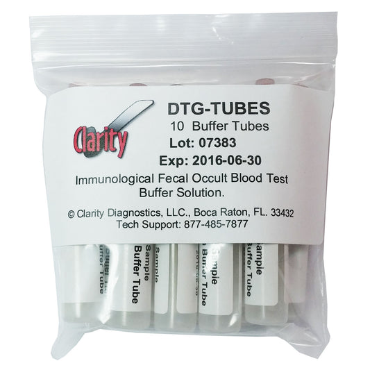 Clarity Specimen Collection Tubes, 10/pk