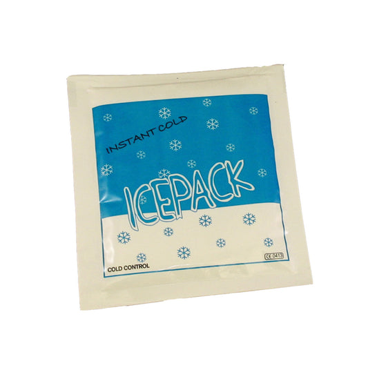 Cold Pack, Instant, Non-Insulated, 5" x 5 ½", First Aid Kit Size, Disposable, 80/cs (72 cs/plt) (Made in the USA) (TAA Compliant)