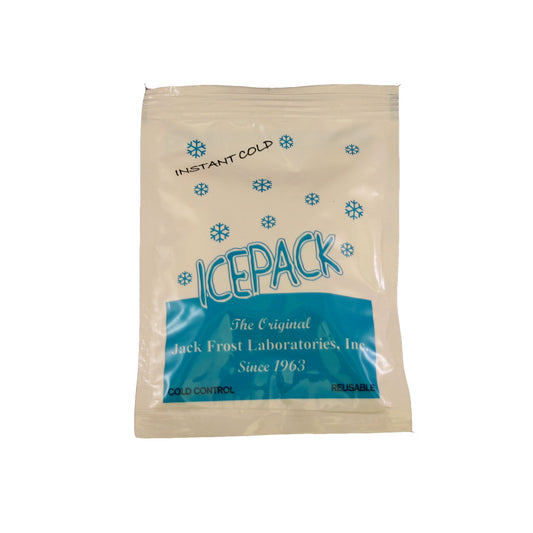 Cold Pack, Instant, Junior, Insulated One Side, 5" x 7", Reusable, 24/cs (150 cs/plt) (Made in the USA) (TAA Compliant)