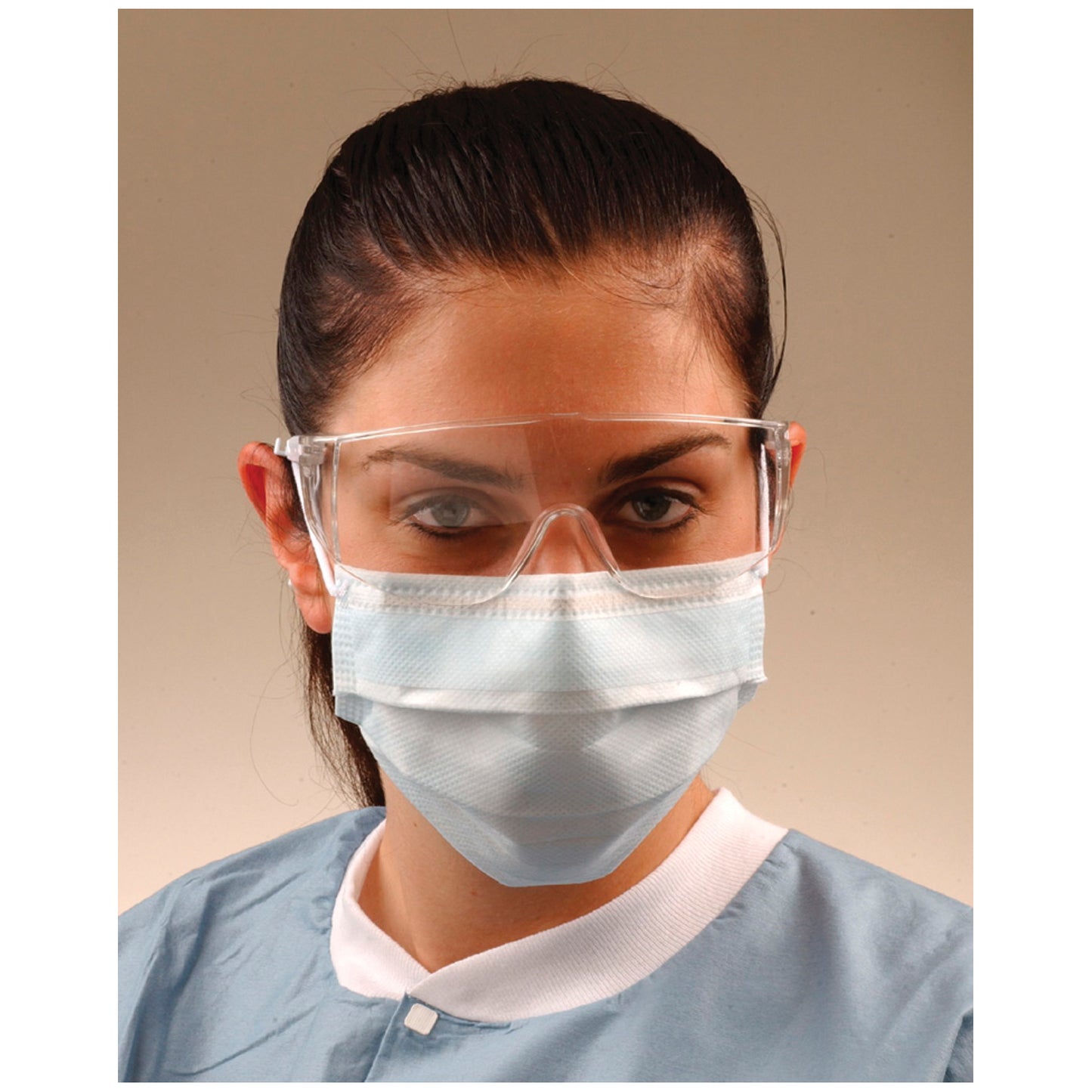 ASTM Level 3 Mask, Latex Free , Blue, 40/bx, 10 bx/ctn (LF)