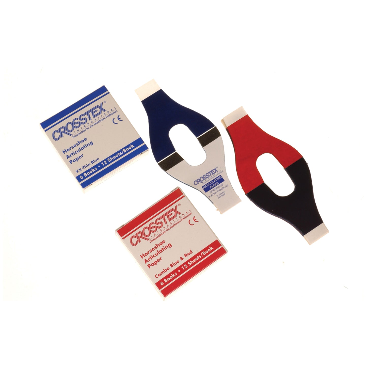 Articulating Paper, Horseshoe, Red/ Blue, 12 sheets/bk, 6 bk/bx