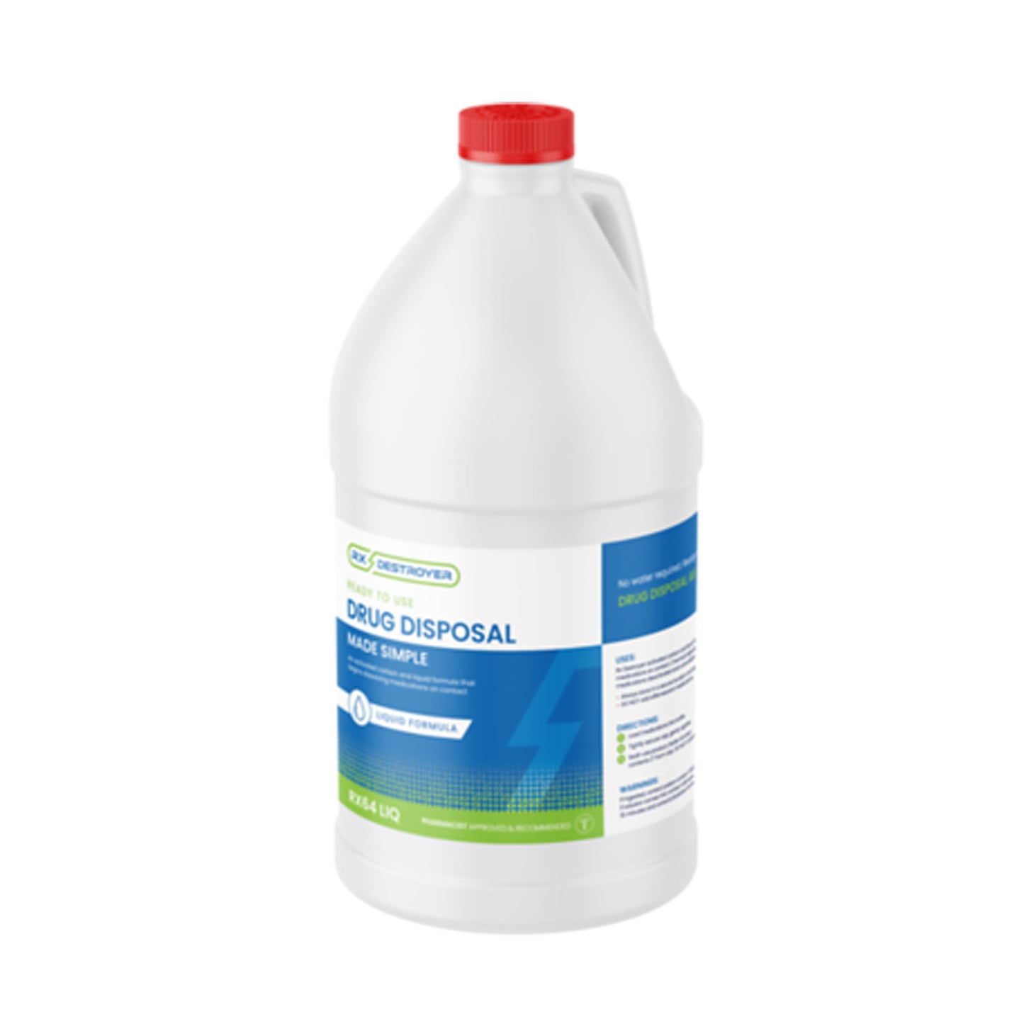 Rx Destroyer™ Liquid Meds Only Formula with Hardener Packets, 64 oz Bottles, 4 btl/cs