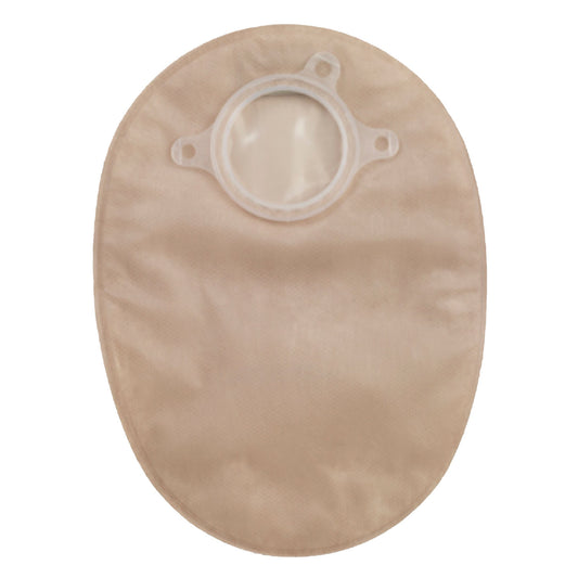 Closed-End Pouch, 8", 2-Sided Comfort Panel, Filter, Tan, 1 3/4" Flange, 30/bx