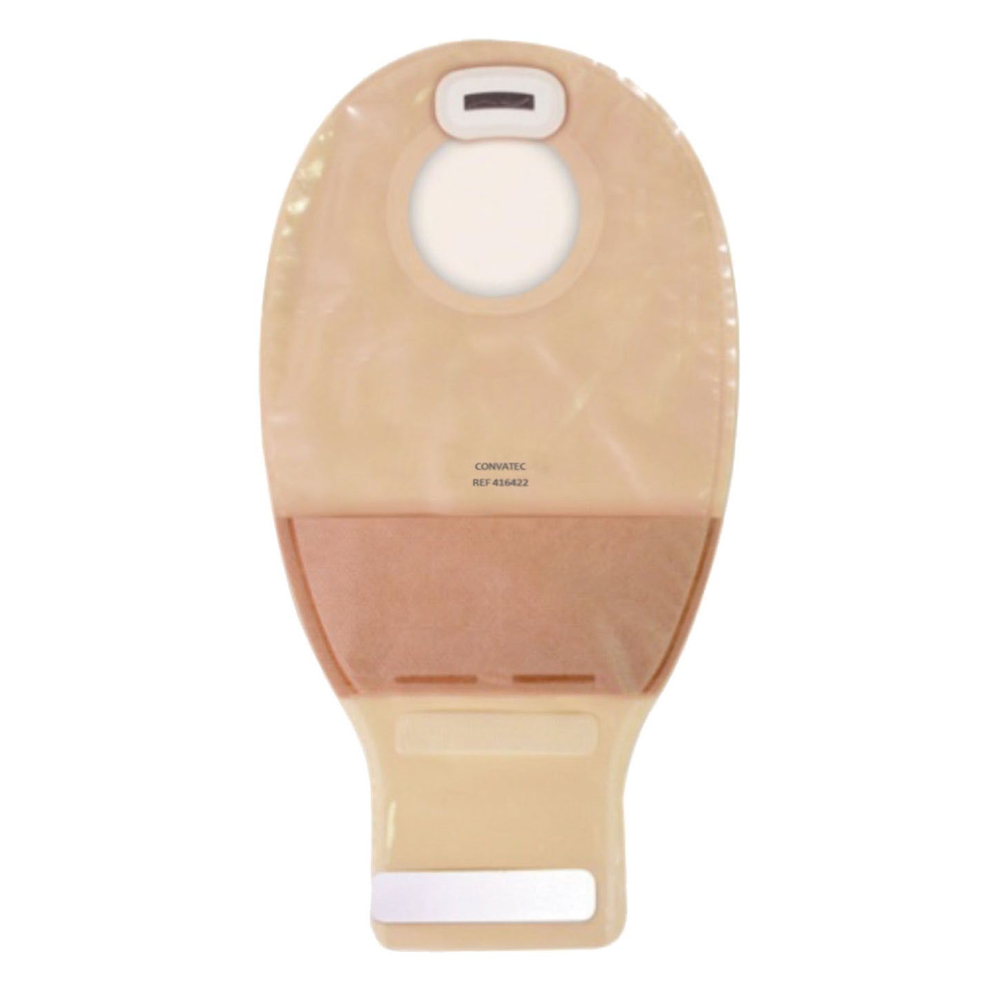 Closed-End Pouch, 12", 1-Sided Comfort Panel, Tail Closure, Filter, Transparent, 2 3/4" Flange, 10/bx