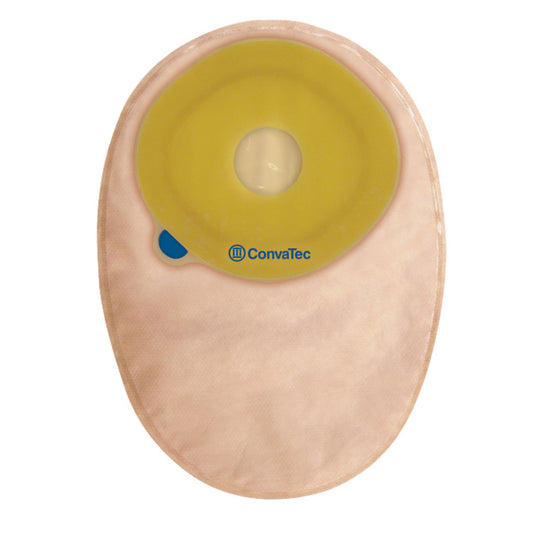 Closed-End Pouch, 8", 2-Sided Comfort Panel, Pre-Cut Modified Stomahesive Skin Barrier, Filter, Opaque, 1" Stoma, 30/bx