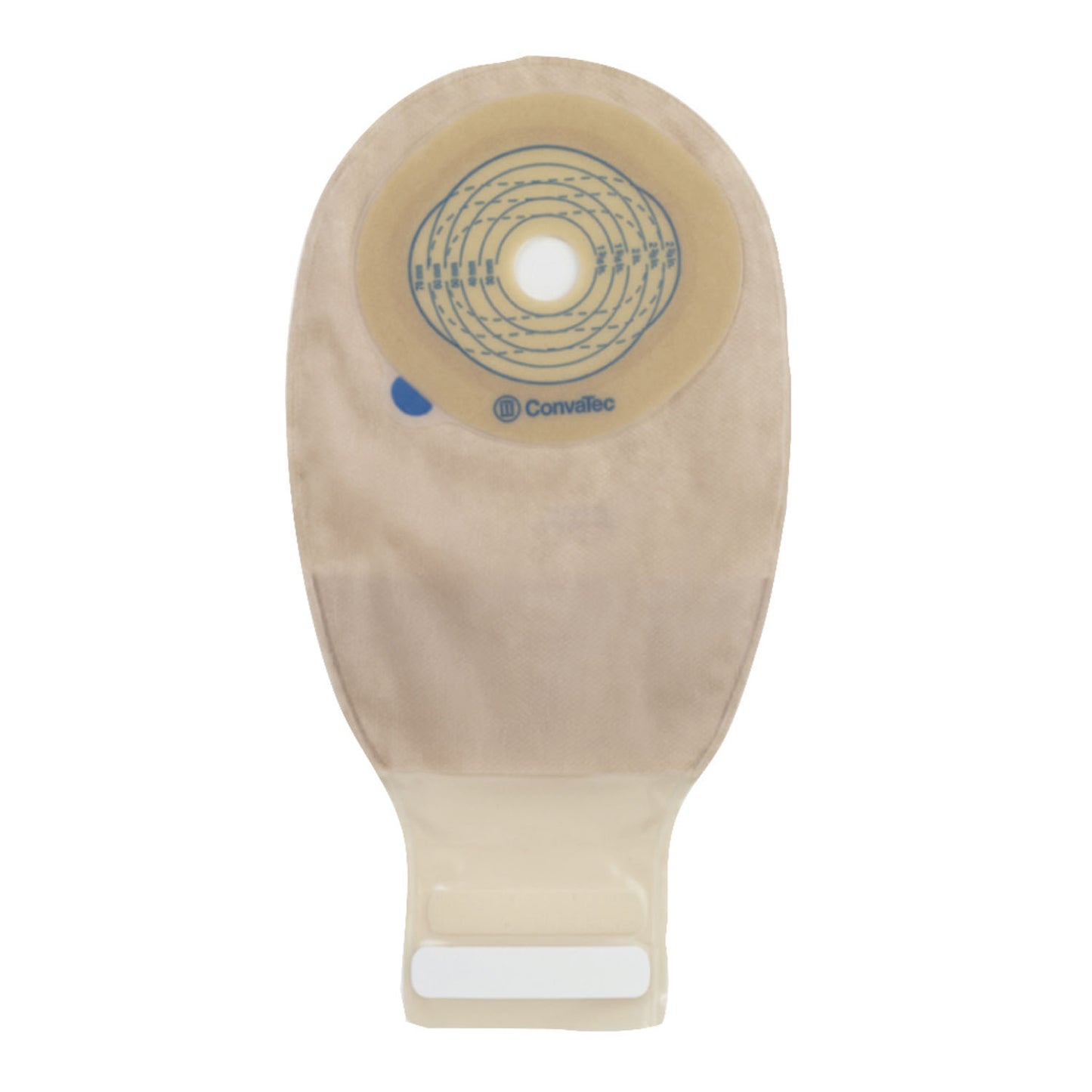 Drainable Pouch, 12", 1-Sided Comfort Panel, Cut-to-Fit Modified Stomahesive Skin Barrier, InvisiClose® Tail Closure, Transparent, 13/16" - 2 3/4" Stoma, 10/bx