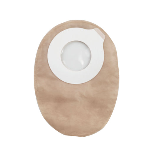 Closed-End Pouch, 8", 2-Sided Comfort Panel, Filter, Tan, Small, 30/bx