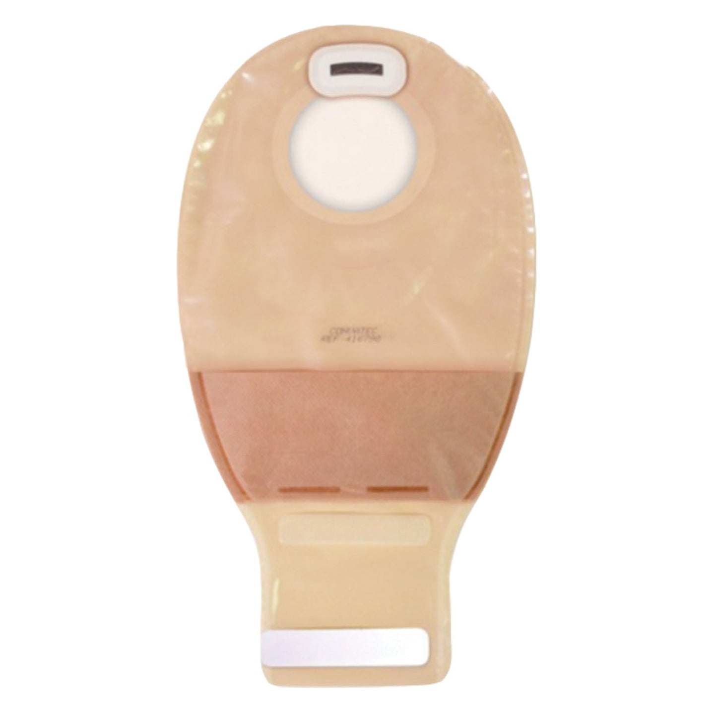 Drainable Pouch, 12", 1-Sided Comfort Panel, InvisiClose® Tail Closure, Filter, Transparent, Small, 10/bx