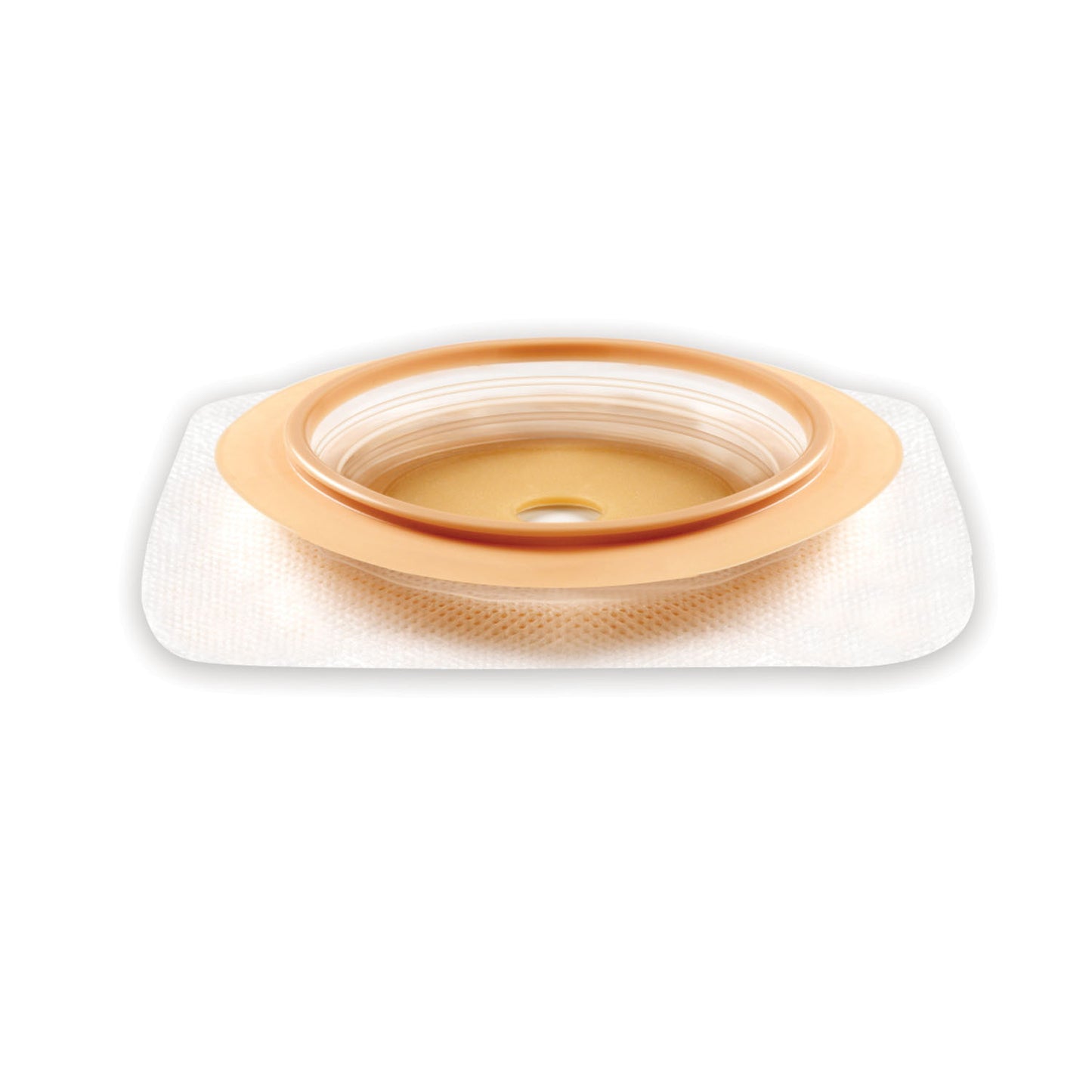 Durahesive Skin Barrier with Acrylic Collar, 1 3/4" Flange, Tan, 1/2" - 13/16" Stoma Opening, 10/bx