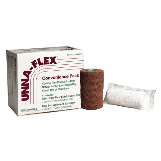 Compression Bandage Convenience Pack, Includes: Unna Boot, Self-Adherant Bandage, 4" x 10yd, 12/cs (1) (1)