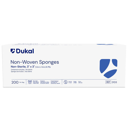 Clinisorb Non-Woven Sponge, 3" x 3", 4-Ply, Non-Sterile, 200/bg, 20 bg/cs (44 cs/plt)