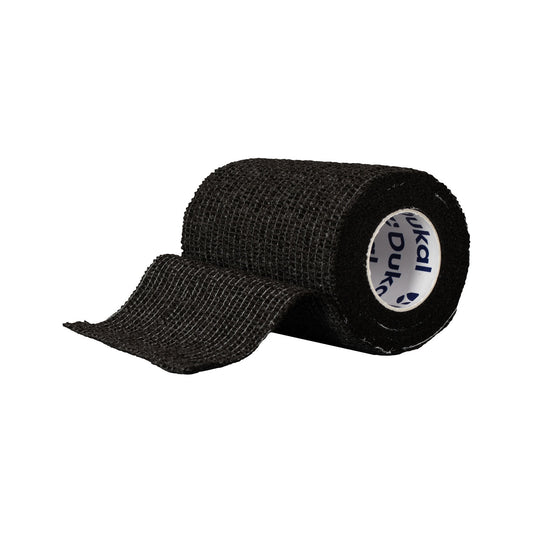 Cohesive Bandage, 3" x 5 yd, Black, Non-Sterile, Latex-Free, 1/rl, 24 rl/bx