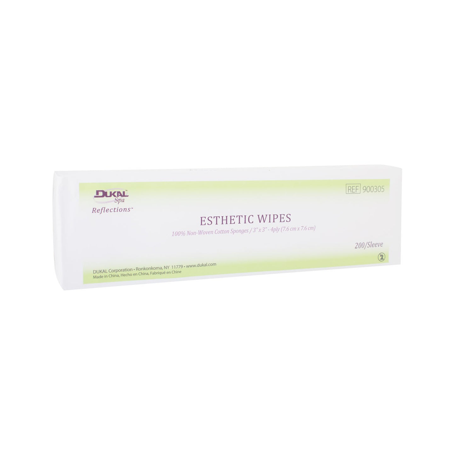 Esthetic Wipes, 3" x 3", 4-Ply, Non-Sterile, 200/bg, 20 bg/cs
