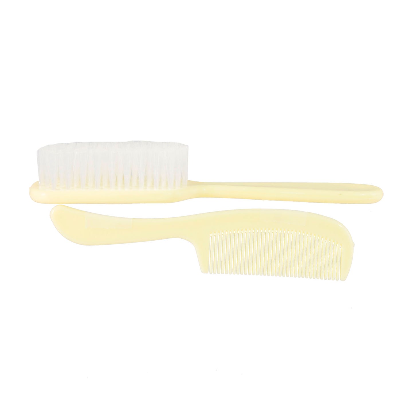 Baby Comb & Brush Set, Ivory, 1/bg, 24 bg/bx, 12 bx/cs