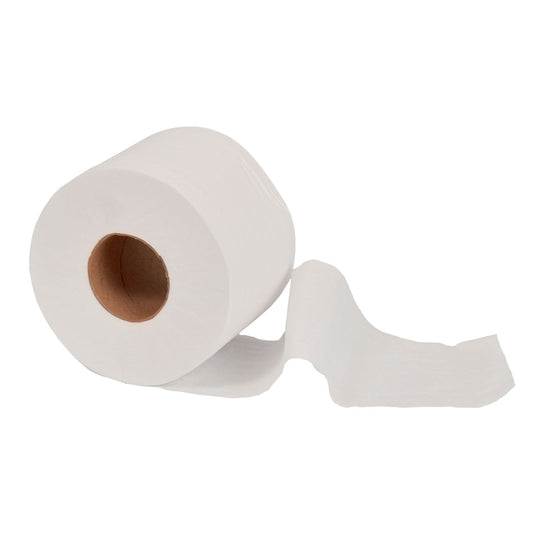 Bath Tissue Roll, Universal, White, 2-Ply, Embossed, T34, 205.33ft, 3.8" x 5", 616 sht/rl, 48 rl/cs (36 cs/plt)