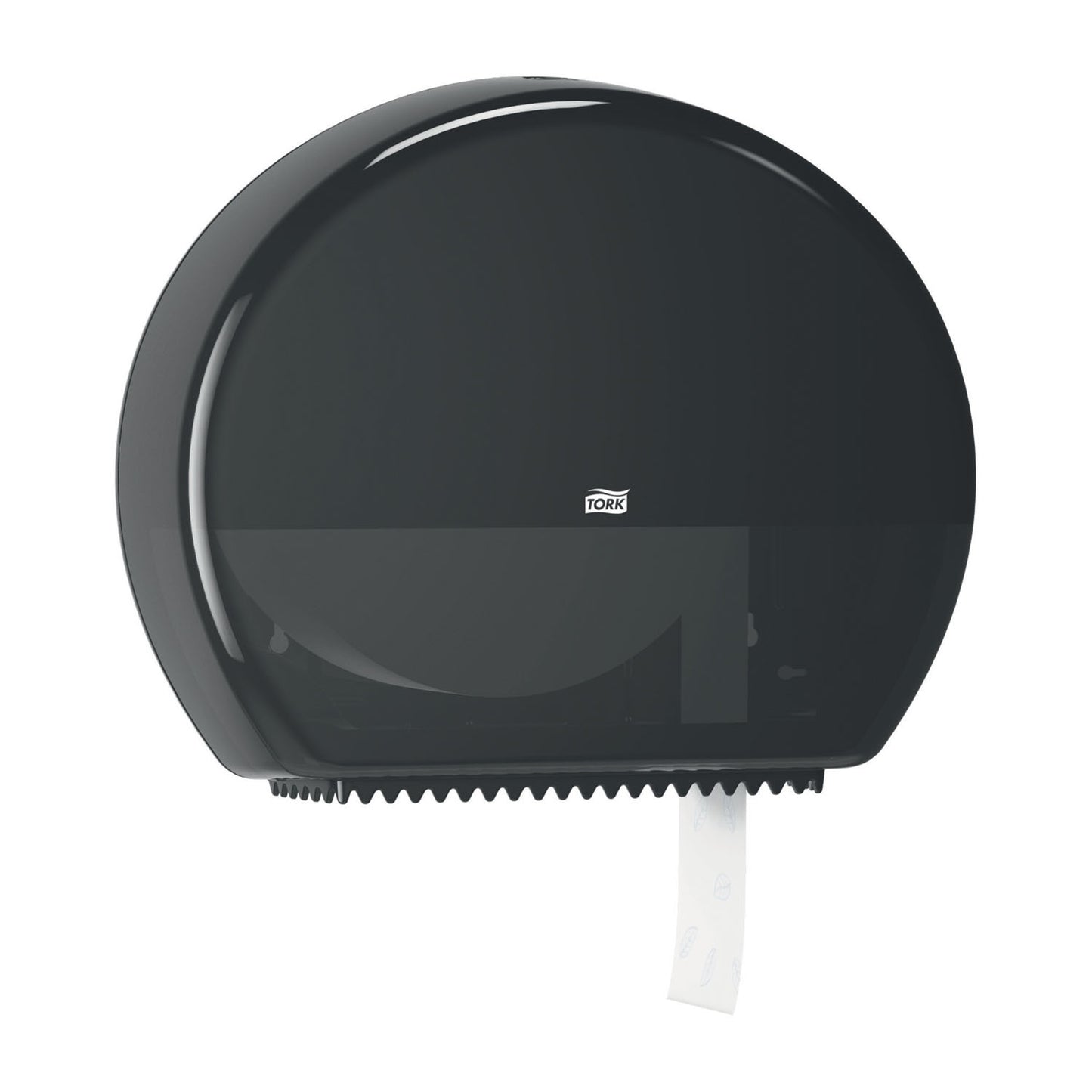 Bath Tissue Roll Dispenser, with Reserve, Universal, Black, T1, Plastic, 14.2" x 17.2" x 5.2" (108 cs/plt)