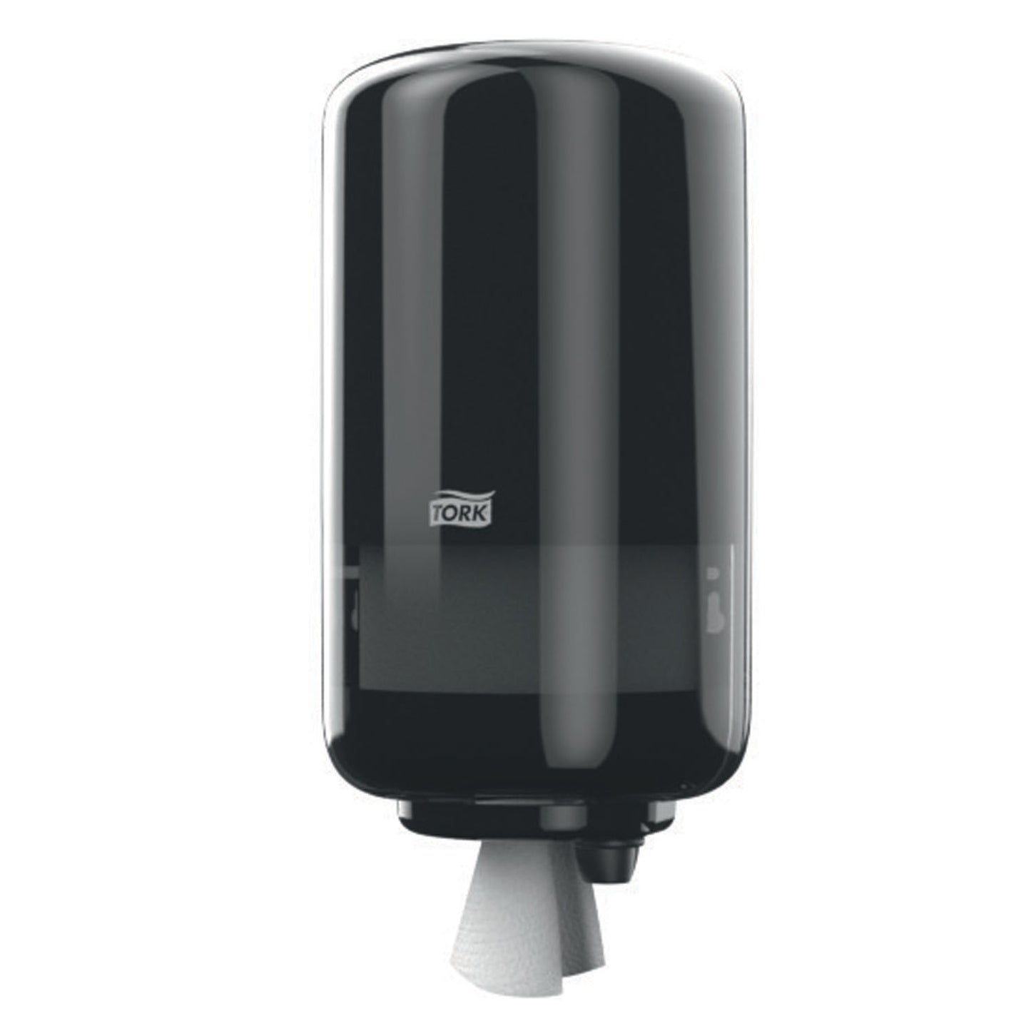 Centerfeed Dispenser, Mini, Universal, Black, M1, Plastic, 13.1" x 6.9" x 6.5" (210 cs/plt)