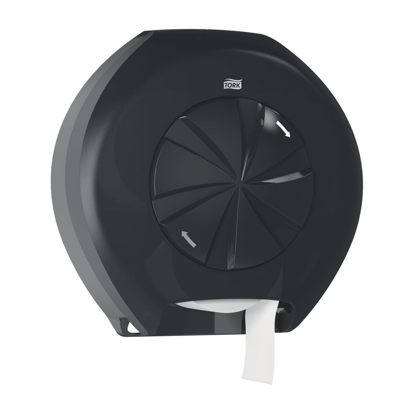 Bath Tissue Roll Dispenser, 3 Roll, for OptiCore®, Universal, Black, T11, Plastic, 14.6" x 14.1" x 6.3" (60 cs/plt)
