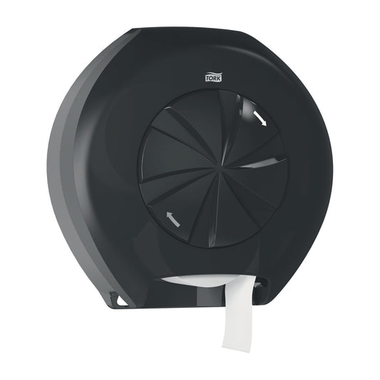 Bath Tissue Roll Dispenser, 3 Roll, for OptiCore®, Universal, Black, T11, Plastic, 14.6" x 14.1" x 6.3" (60 cs/plt)