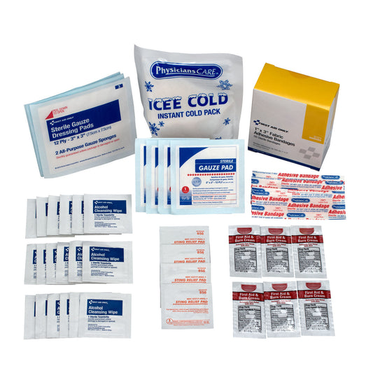 Basic First Aid Refill Kit, 95 Pieces
