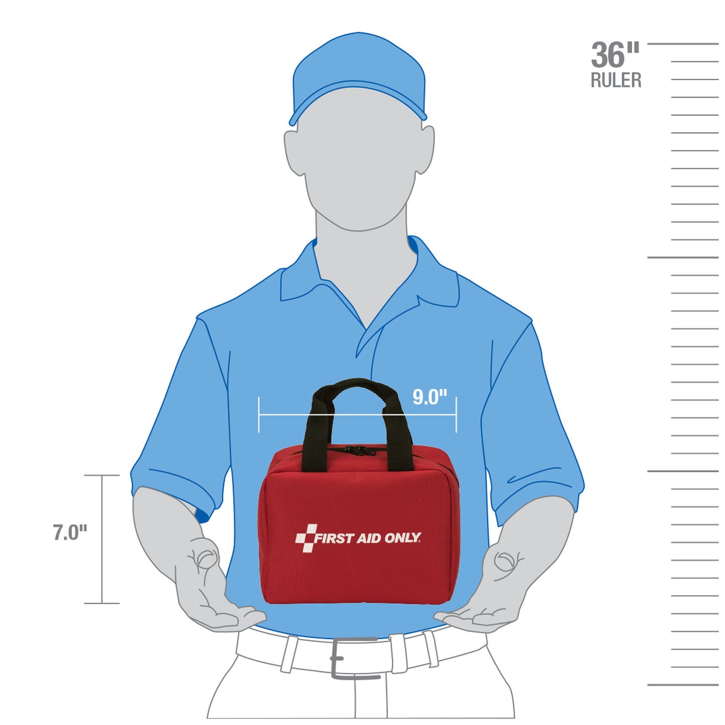 First Aid Kit, 50 Person, ANSI A+, Fabric Case