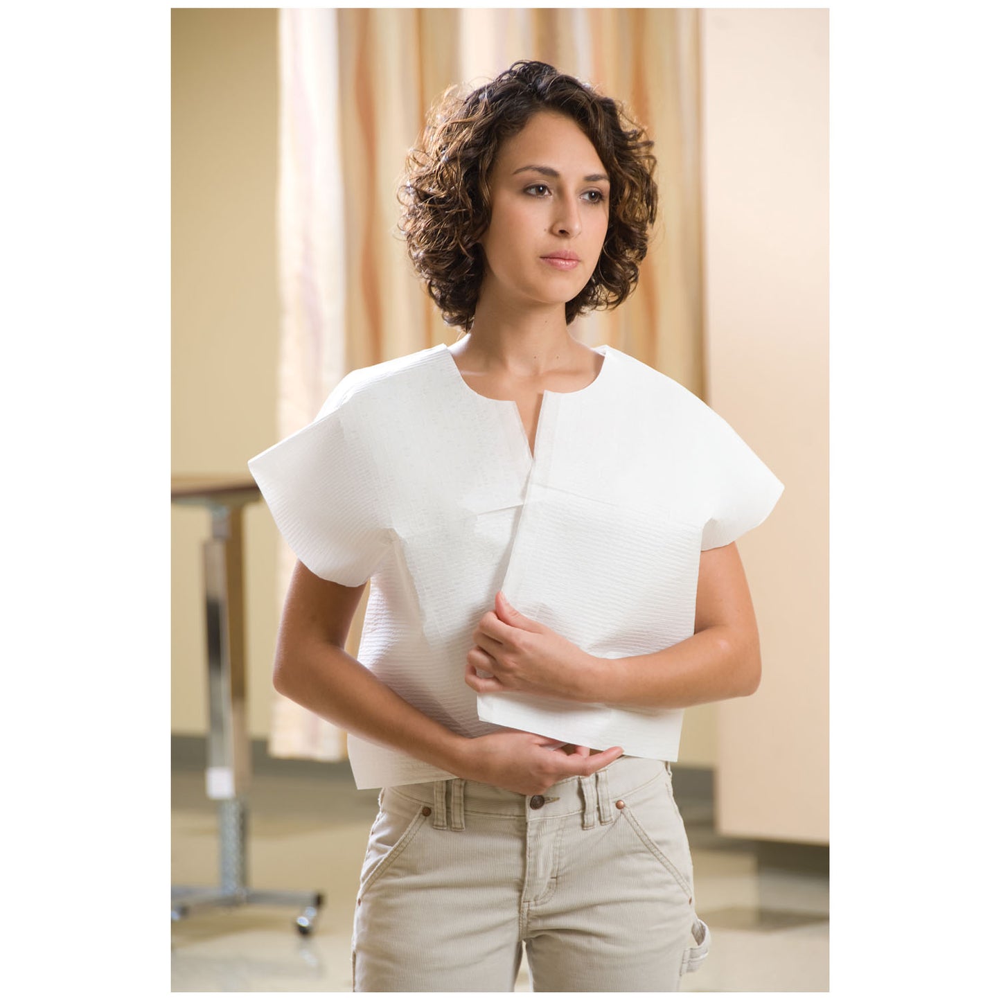 Exam Cape, TPT, 30" x 21", White, 100/cs (70 cs/plt)