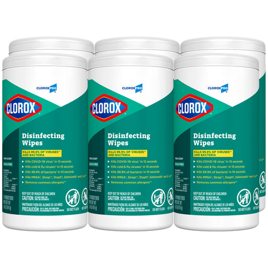 CloroxPro™ Clorox® Disinfecting Wipes, Fresh Scent, 75 ct, 6/cs