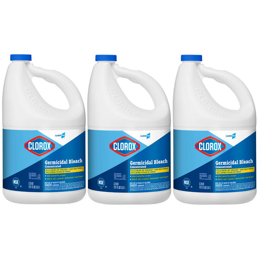 CloroxPro™ Clorox® Germicidal Bleach, Concentrated, 121 fl oz Bottle, 3/cs (56 cs/plt)