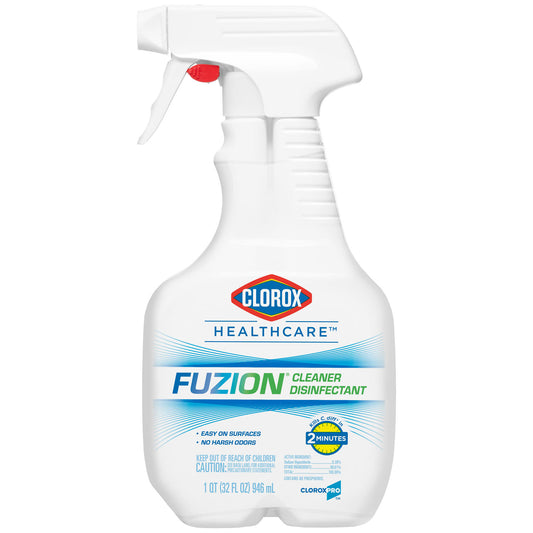 Clorox Healthcare® Fuzion® Cleaner Disinfectant, Spray, 32 oz, 9/cs