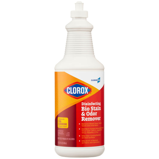 CloroxPro™ Clorox® Disinfecting Bio Stain & Odor Remover Pull Top, 32 fl oz, 6/cs (92 cs/plt) (PROMO Price - Available while current supplies last)