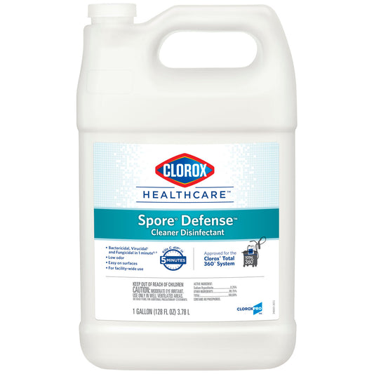 Clorox Healthcare® Spore10 Defense Cleaner Disinfectant, Refill Bottle, 128 oz, 4/cs (36 cs/plt)
