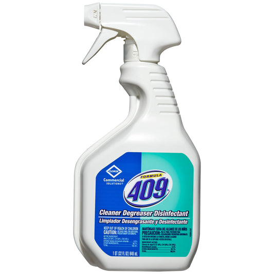Clorox Commercial Solutions® Formula 409® Cleaner Degreaser Disinfectant Spray, 32 fl oz Bottle, 12/cs