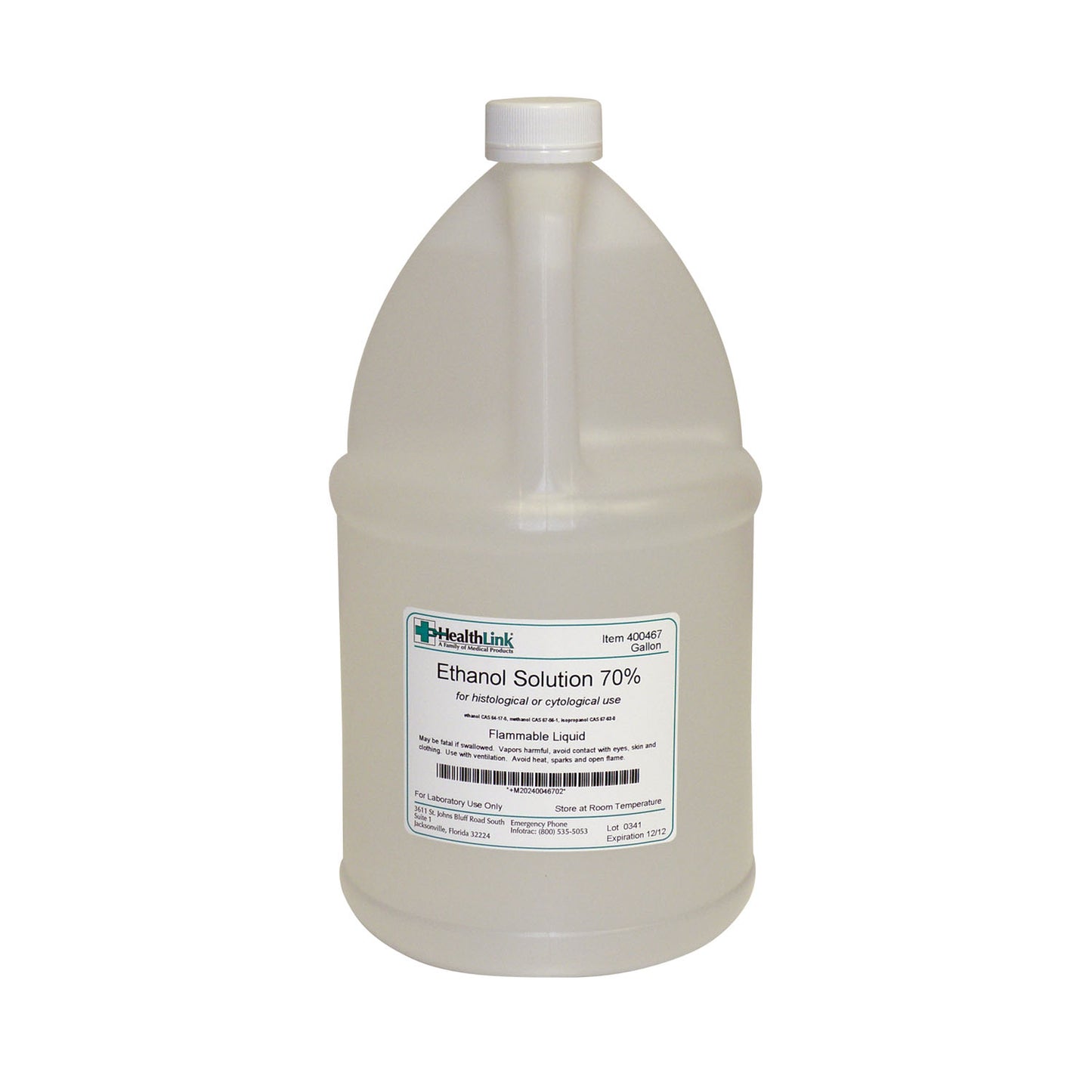 Ethanol Solution, 70%, Gallon (Item is Non-Returnable)
