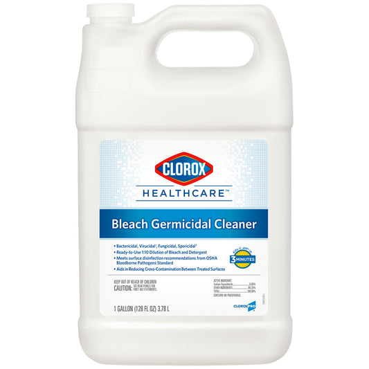 Clorox Healthcare® Bleach Germicidal Cleaner Refill, Gallon, 4/cs (39 cs/plt)